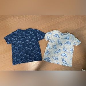 2 Cotton Dinosaur Tshirts 3T